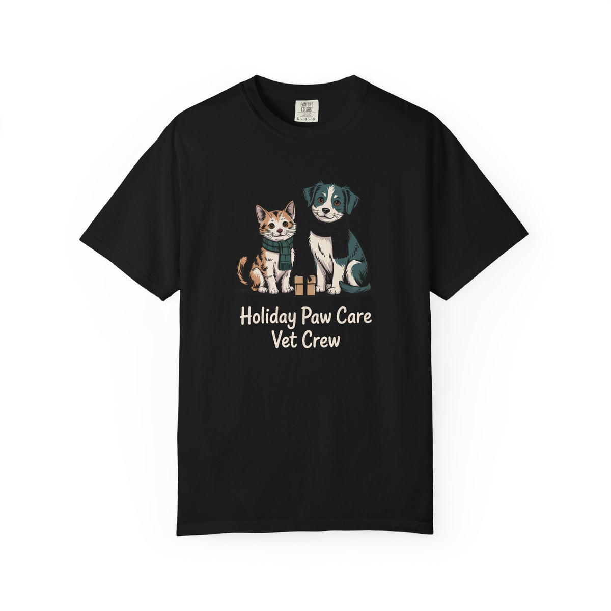 Vet Crew Christmas Shirt, Holiday Paw Care Tee, Veterinary Staff Gift, Vet Tech Christmas Shirt, Funny Vet Crew Shirt, Animal Clinic Holida…