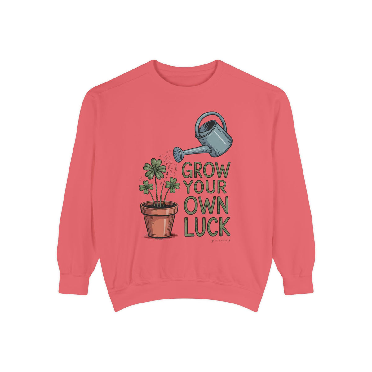 Gardener Sweatshirt, St Patrick's Day Gift For Gardener, Grow Your Own Luck Shirt, Plant Lover Sweatshirt, Shamrock Garden Gift, Lucky Gard…
