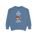 Bookish Christmas Sweatshirt, My Holiday Plans Have Chapters, Funny Book Lover Gift, Reader Christmas Crewneck, Bookworm Holiday Shirt, Boo…