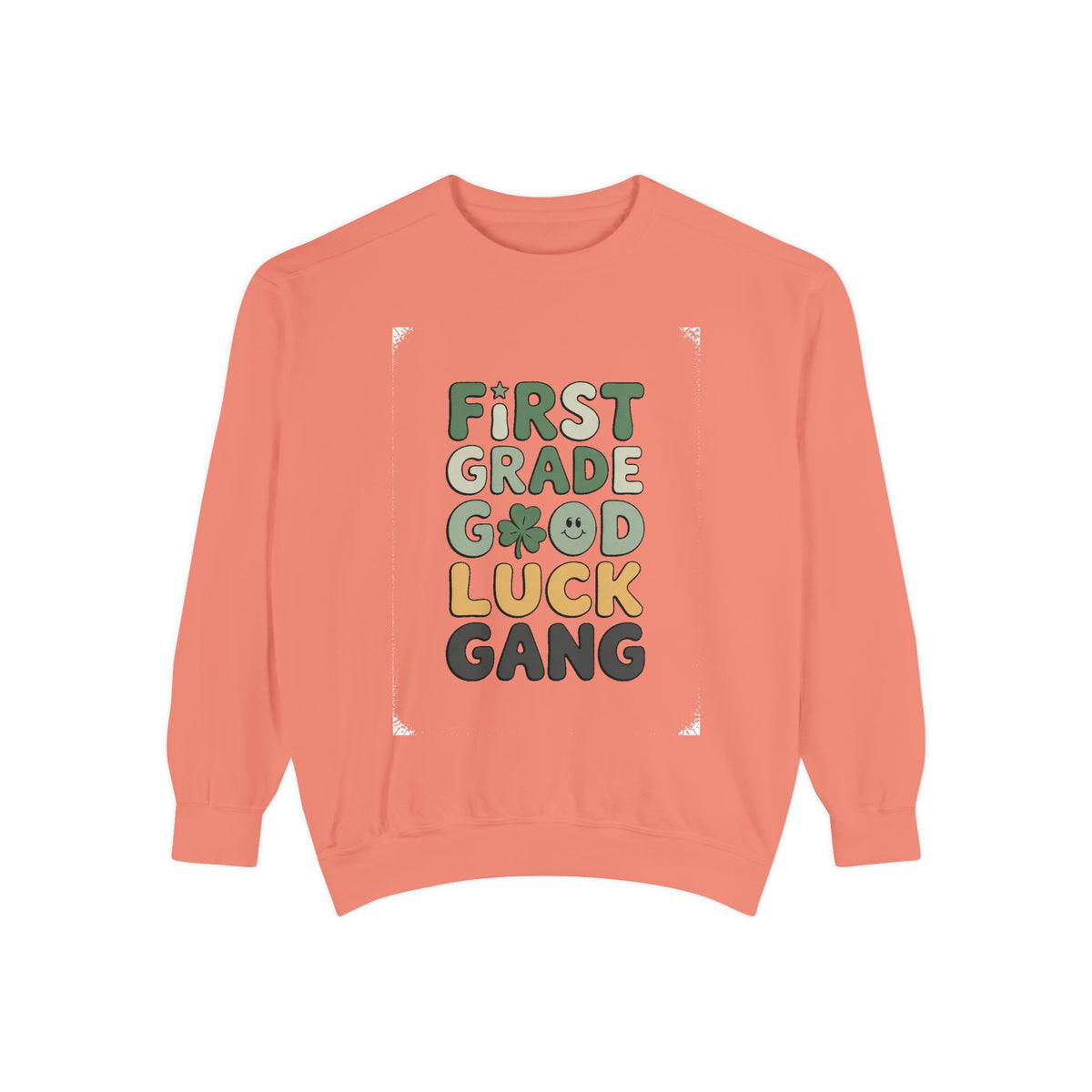 First Grade Teacher Sweatshirt, St Patrick's Day Good Luck Gang, First Grade Teacher Gift, Shamrock Teacher Crewneck, Lucky Teacher Tee