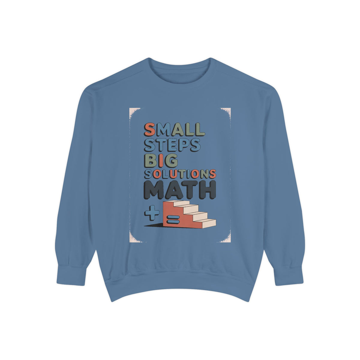 Math Teacher Sweatshirt, Small Steps Big Solutions Crewneck, Math Teacher Retirement Gift, Funny Math Teacher Sweater, Teacher Appreciation…