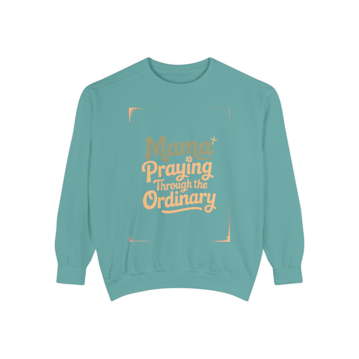 Christian Mom Sweatshirt, Praying Through The Ordinary Crewneck, Faith Based Gift For Mom, Mama Sweatshirt, Religious Mom Gift
