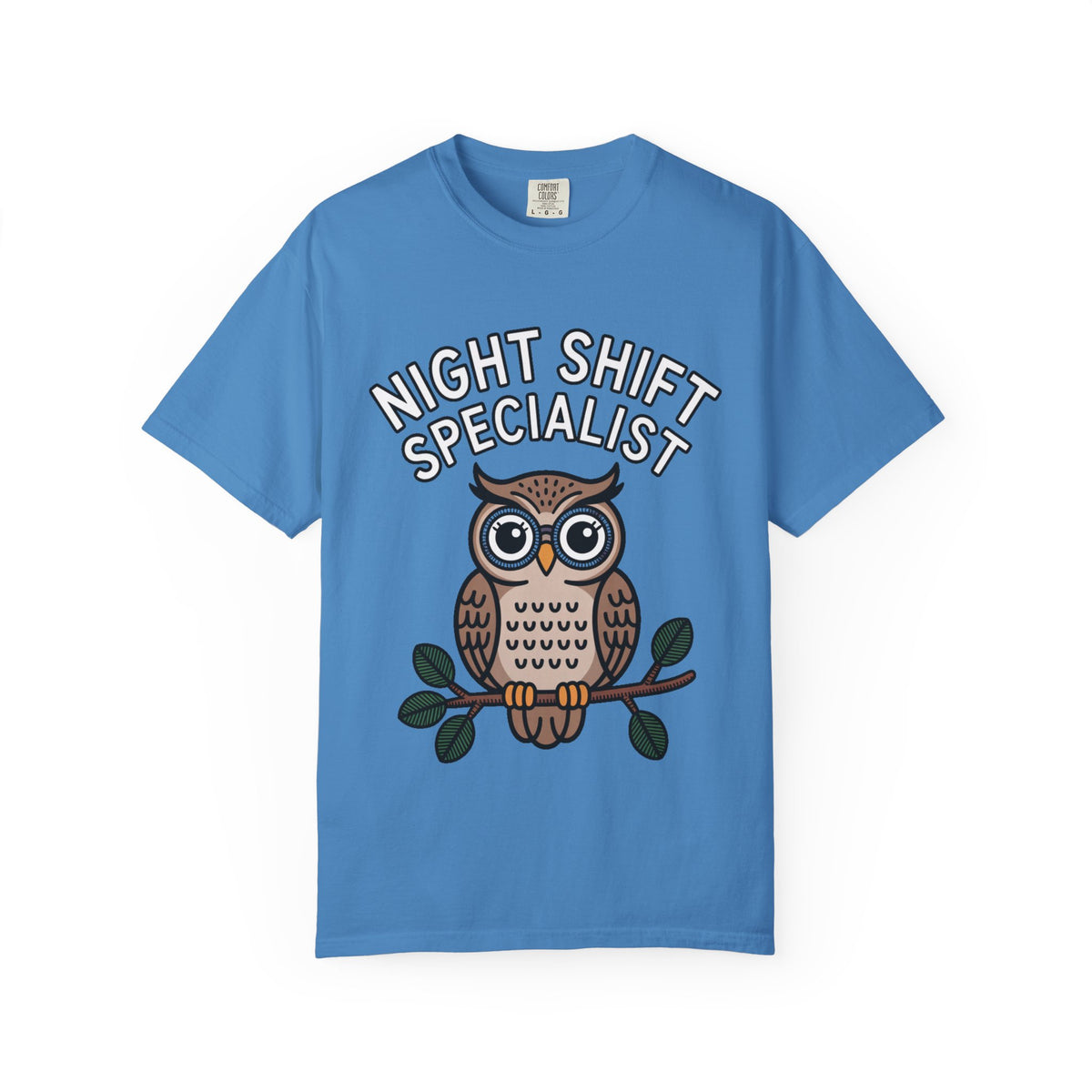 Night Shift Owl Shirt, Funny Night Shift Specialist T-Shirt, Cute Owl With Glasses Tee, Nurse Gift, Night Owl Lover Gift