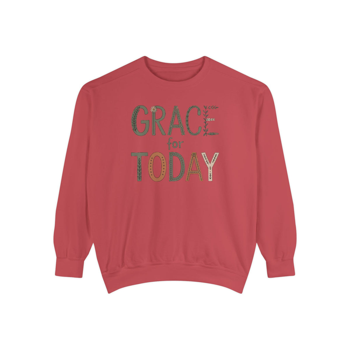 Christian Gift For Women, Grace For Today Sweatshirt, Faith Based Crewneck, Religious Sweatshirt Gift, Christian Woman Gift, Inspirational…