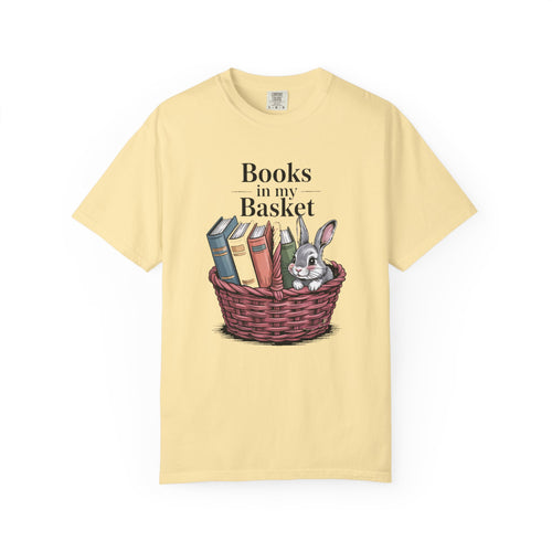 Book Lover Easter Shirt, Books In My Basket Tee, Easter Gift For Readers, Bunny Book Lover Shirt, Reading Lover Easter Gift, Spring Basket…