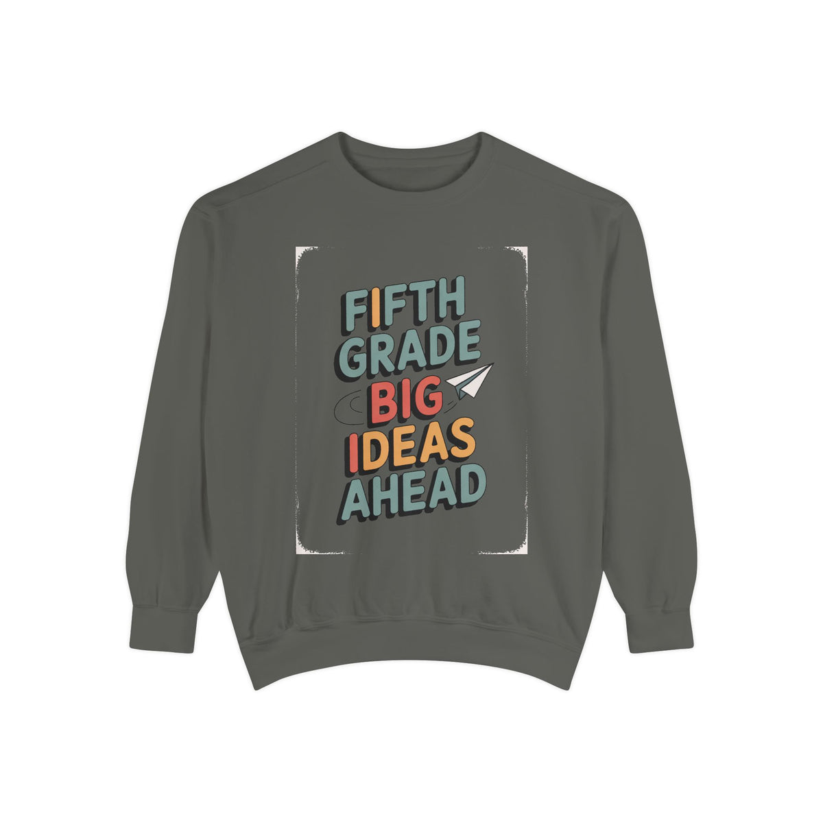 Fifth Grade Sweatshirt, Back to School Gift For Kids, 5th Grade Big Ideas Ahead Crewneck, Fifth Grade Student Shirt, First Day of School Tee