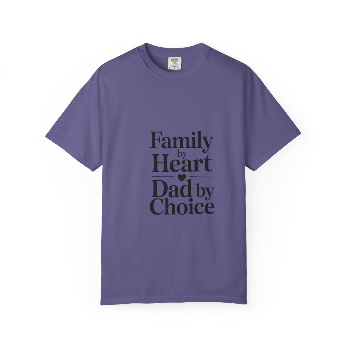 Bonus Dad Shirt, Family By Heart Dad By Choice Tee, Father's Day Gift For Bonus Dad, Stepdad Gift Shirt, Minimalist Dad Tee, Gift For Stepd…