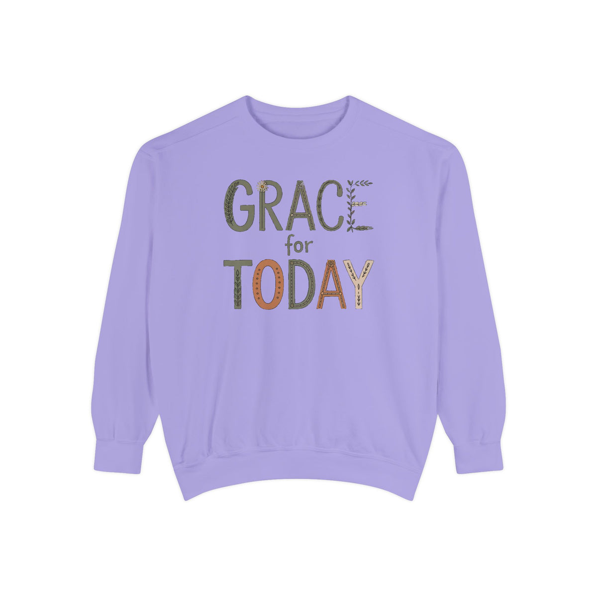 Christian Gift For Women, Grace For Today Sweatshirt, Faith Based Crewneck, Religious Sweatshirt Gift, Christian Woman Gift, Inspirational…