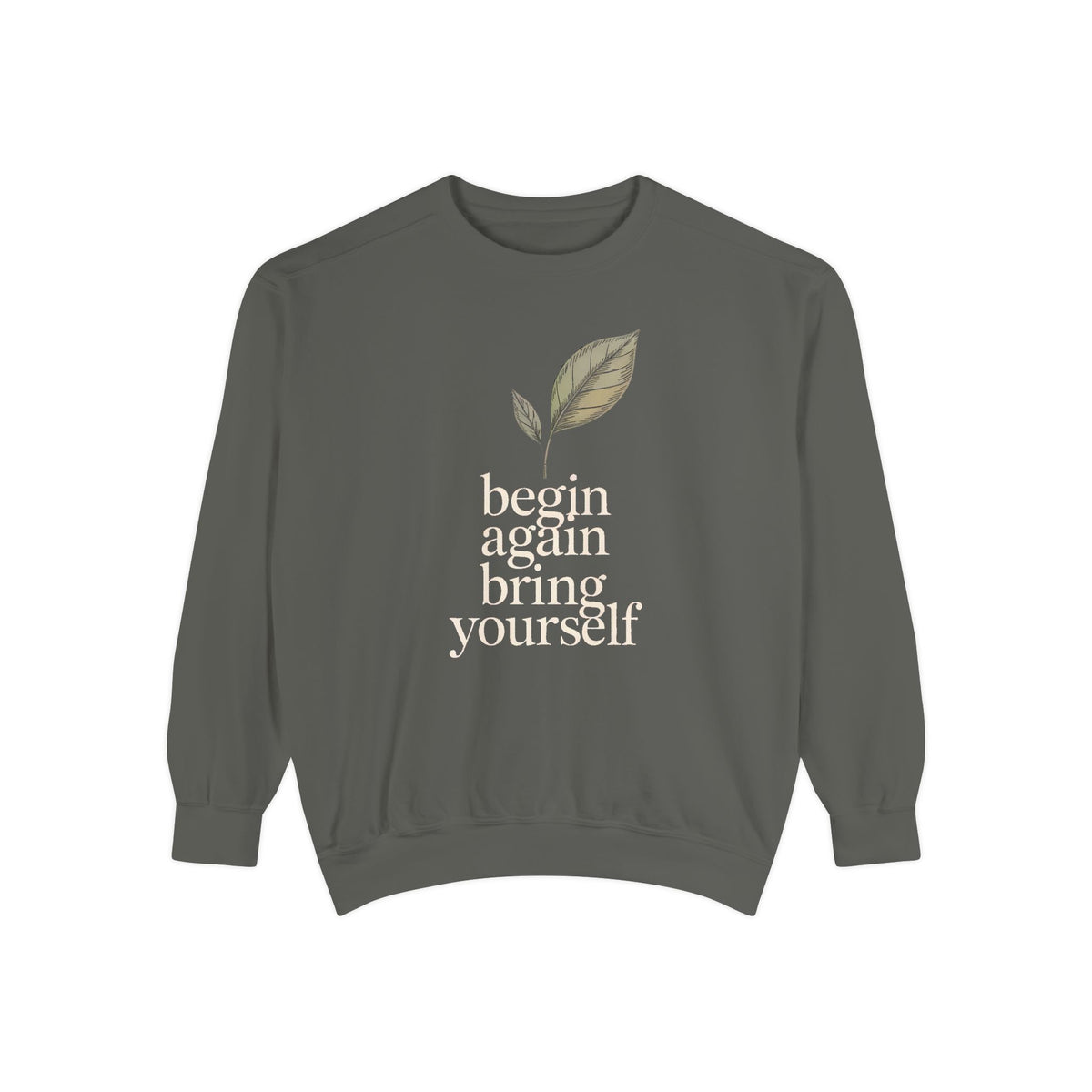 New Job Sweatshirt, Begin Again Crewneck, New Chapter Gift, Faith Based Gift, Positive Message Sweatshirt, Inspirational New Job Gift