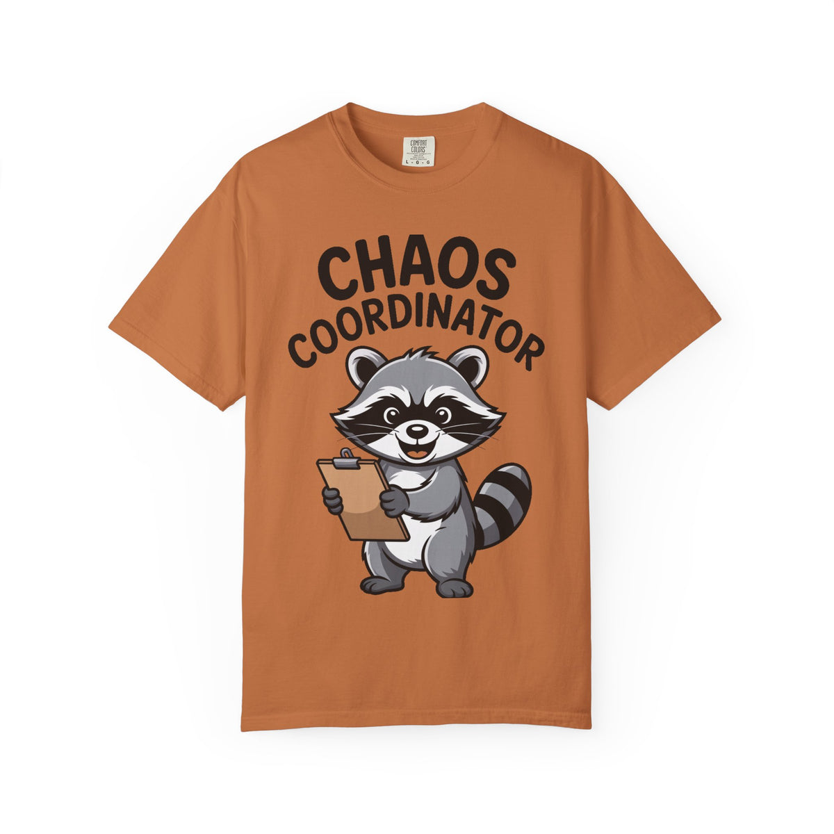 Chaos Coordinator Raccoon Shirt, Funny Raccoon T-Shirt, Trash Panda Gift, Cute Clipboard Raccoon Tee, Sarcastic Work Shirt