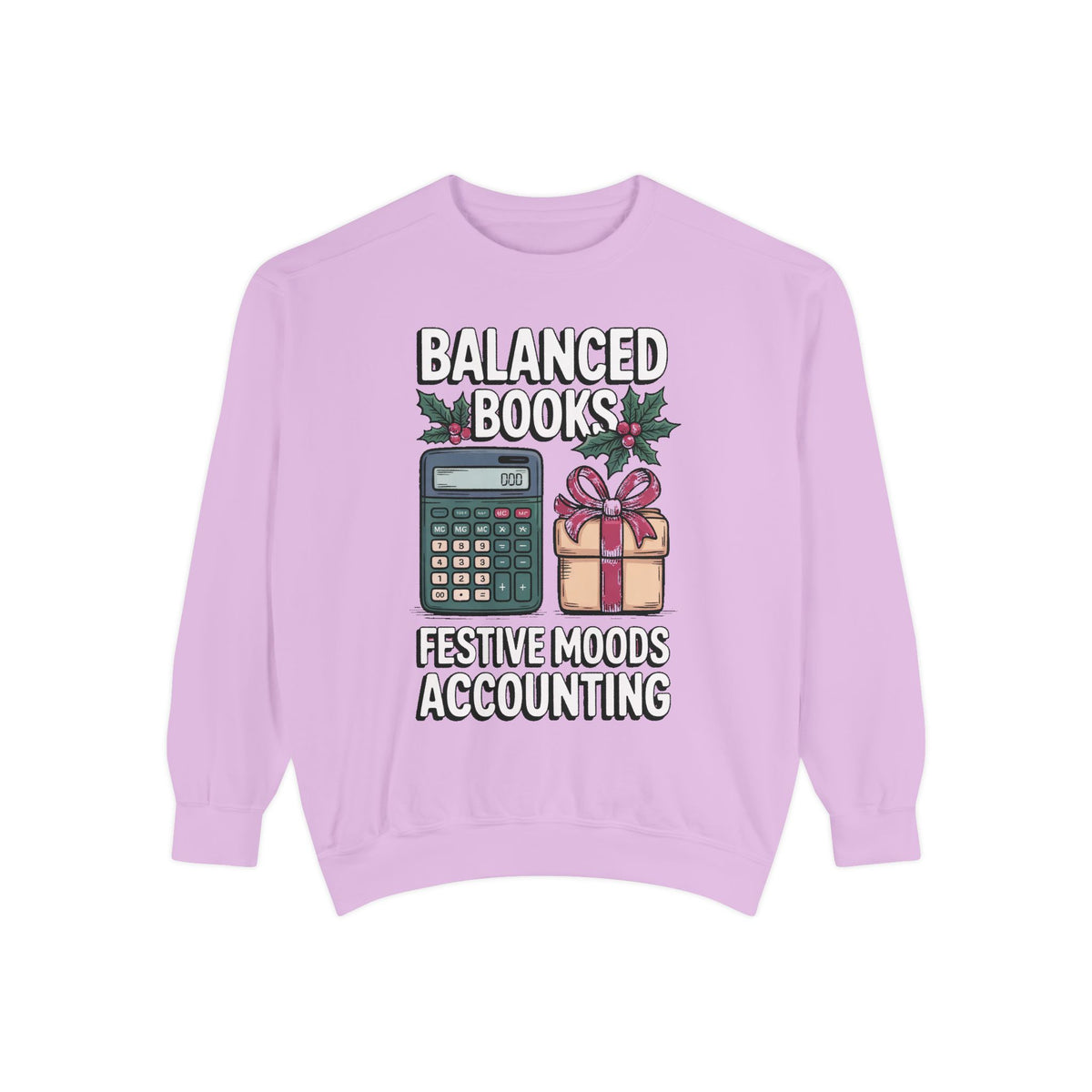 Accountant Christmas Sweatshirt, Balanced Books Festive Moods, Accounting Team Gift, Funny Accountant Crewneck, Christmas Gift For Accounta…