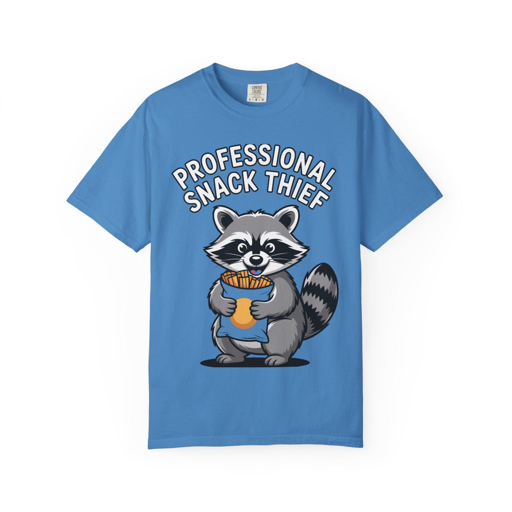 Professional Snack Thief Raccoon Shirt, Funny Raccoon T-Shirt, Cute Chip Bandit Tee, Snack Lover Gift