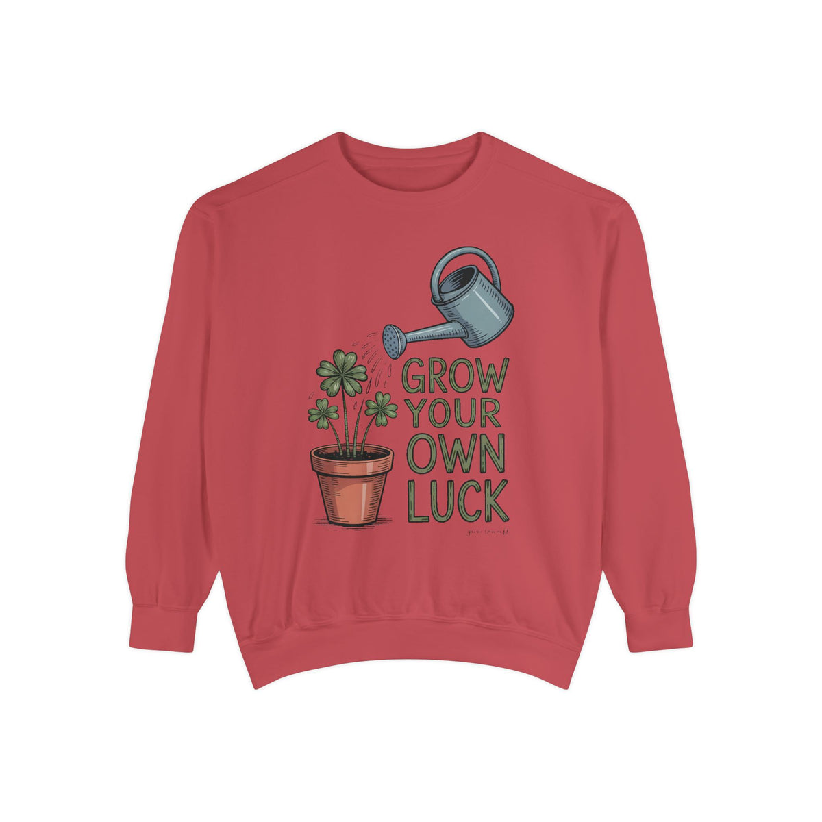 Gardener Sweatshirt, St Patrick's Day Gift For Gardener, Grow Your Own Luck Shirt, Plant Lover Sweatshirt, Shamrock Garden Gift, Lucky Gard…