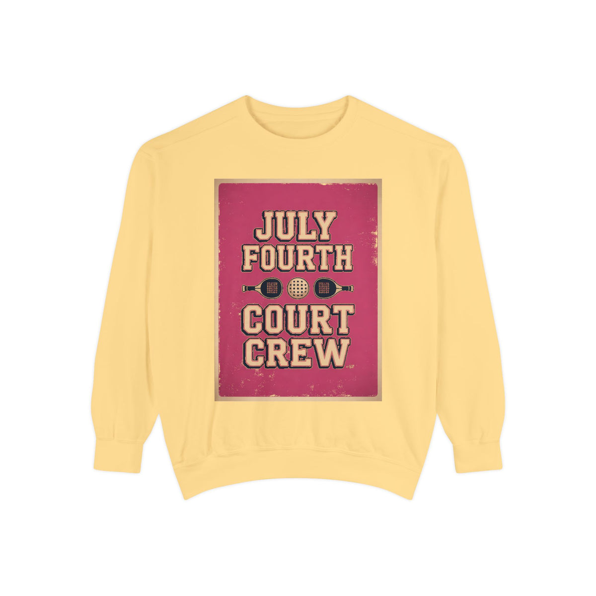 Pickleball Club Sweatshirt, Fourth Of July Gift For Pickleball Lovers, Court Crew Crewneck, Patriotic Pickleball Team Shirt, July 4th Sweat…