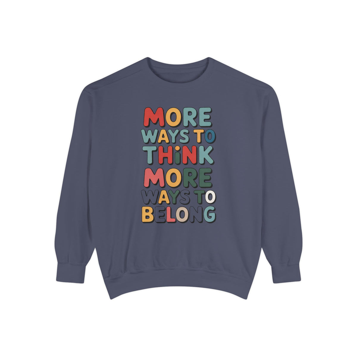 Autism Acceptance Sweatshirt, More Ways To Think Crewneck, Neurodiversity Awareness Gift, Autism Support Sweater, Infinity Loop Design, Inc…
