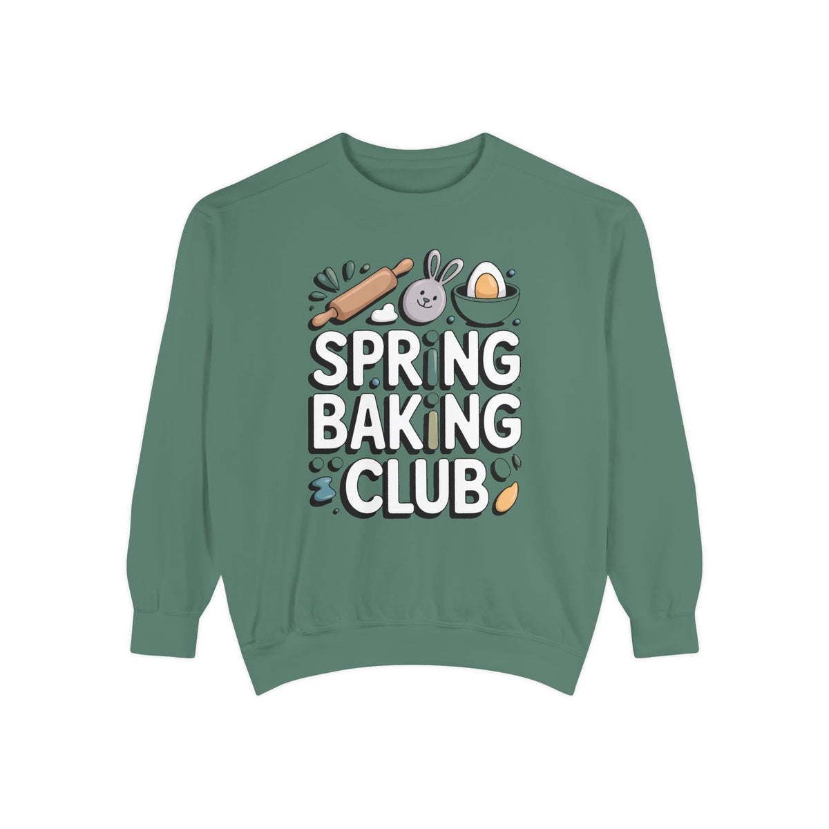 Home Baker Sweatshirt, Easter Gift for Baker, Spring Baking Club Crewneck, Easter Baking Lover Sweatshirt, Cute Easter Gift for Her