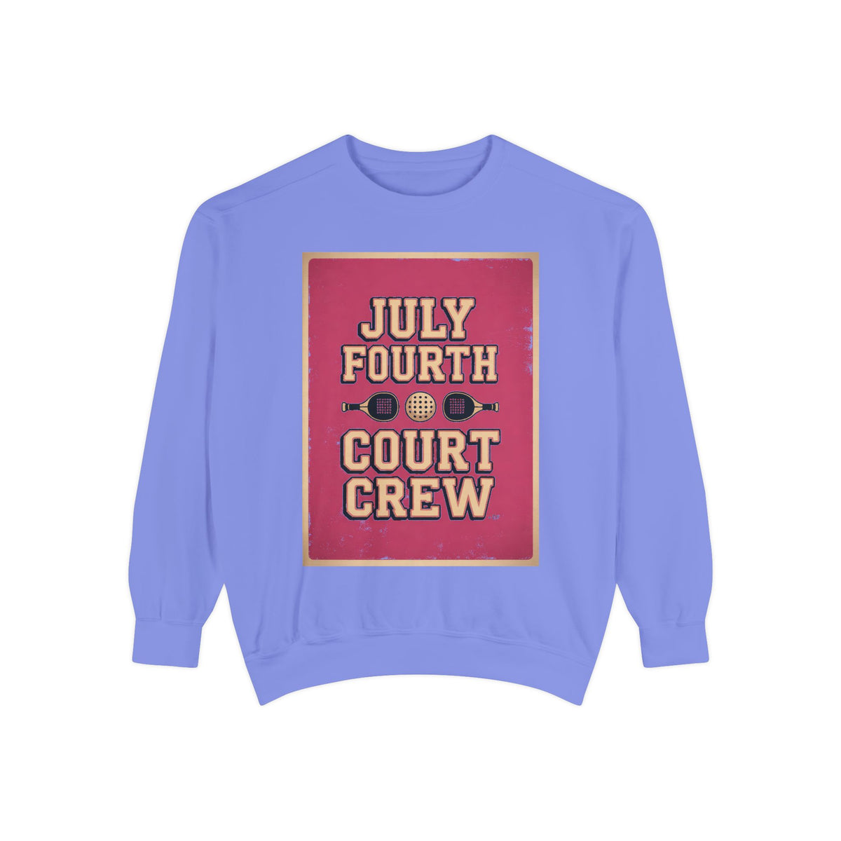 Pickleball Club Sweatshirt, Fourth Of July Gift For Pickleball Lovers, Court Crew Crewneck, Patriotic Pickleball Team Shirt, July 4th Sweat…