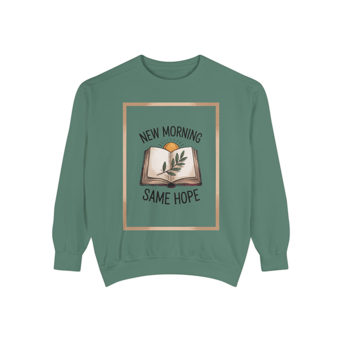 Christian Encouragement Sweatshirt, New Morning Same Hope Gift, Faith Based Crewneck, Inspirational Christian Gift, Religious Sweatshirt fo…