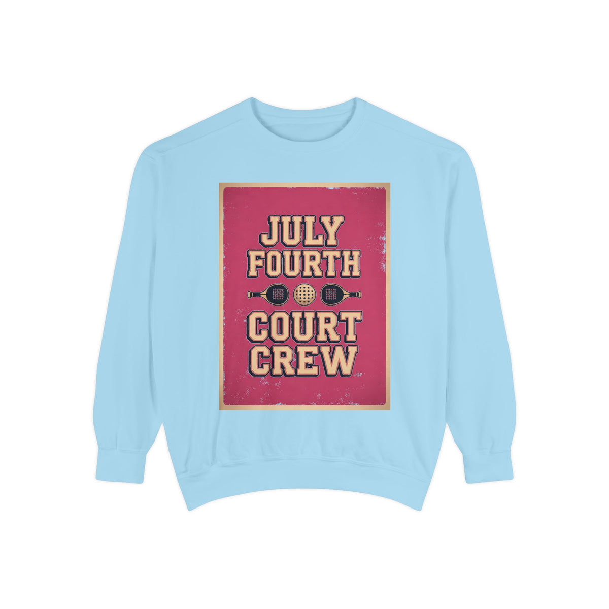 Pickleball Club Sweatshirt, Fourth Of July Gift For Pickleball Lovers, Court Crew Crewneck, Patriotic Pickleball Team Shirt, July 4th Sweat…