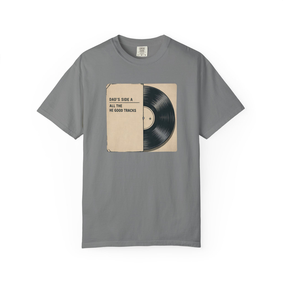 Dad's Side A Shirt, Music Lover Dad Gift, Father's Day Shirt For Vinyl Record Dad, Funny Dad Tee, All The Good Tracks Shirt, Gift For Music…