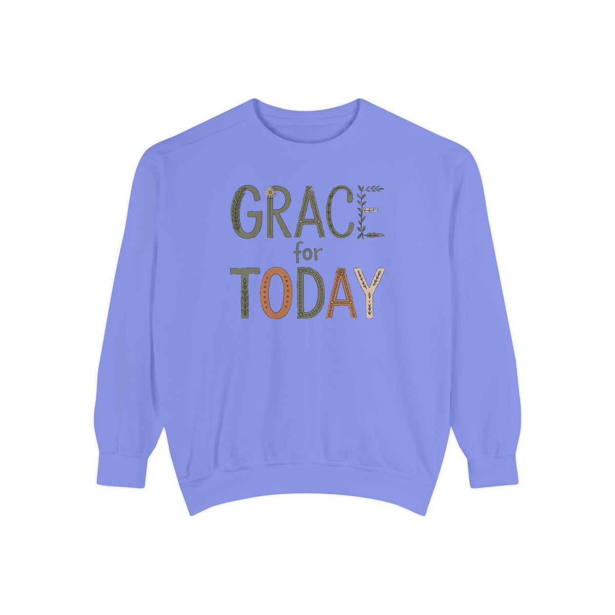 Christian Gift For Women, Grace For Today Sweatshirt, Faith Based Crewneck, Religious Sweatshirt Gift, Christian Woman Gift, Inspirational…