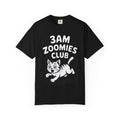 3AM Zoomies Club Shirt, Funny Cat T-Shirt, Crazy Cat Lady Gift, Cute Cartoon Cat Tee, Cat Owner Gift, Zoomies Cat Lover Shirt