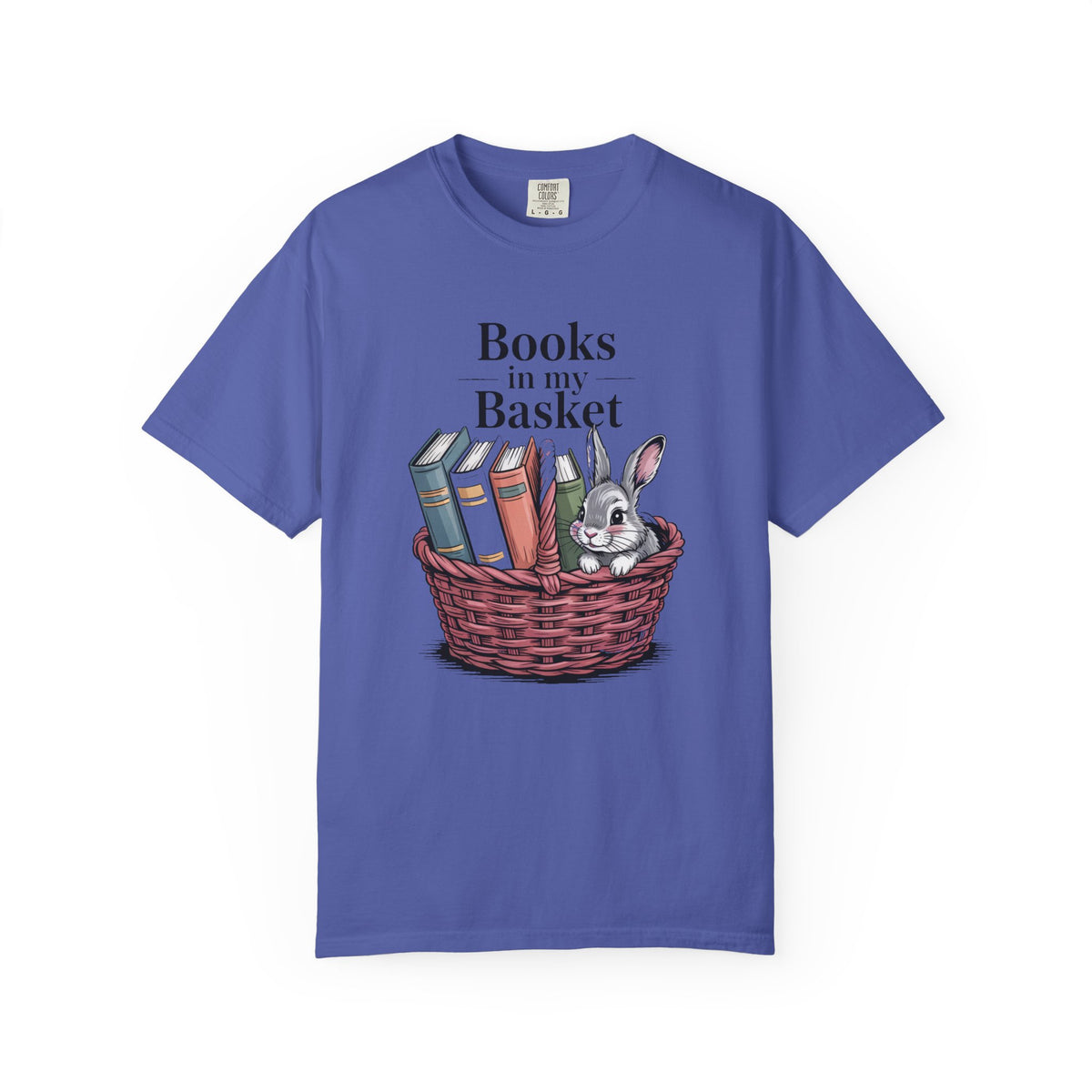 Book Lover Easter Shirt, Books In My Basket Tee, Easter Gift For Readers, Bunny Book Lover Shirt, Reading Lover Easter Gift, Spring Basket…