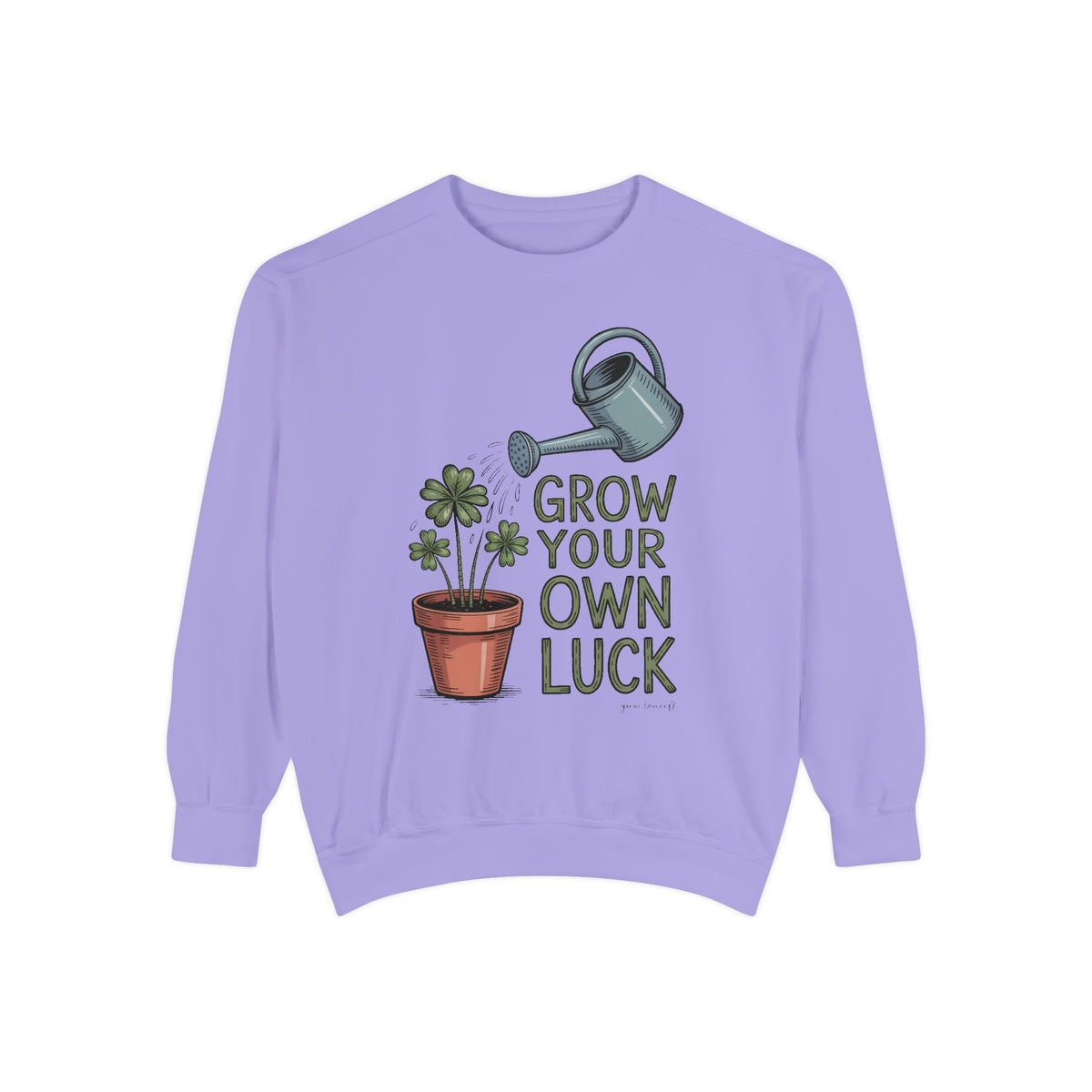 Gardener Sweatshirt, St Patrick's Day Gift For Gardener, Grow Your Own Luck Shirt, Plant Lover Sweatshirt, Shamrock Garden Gift, Lucky Gard…