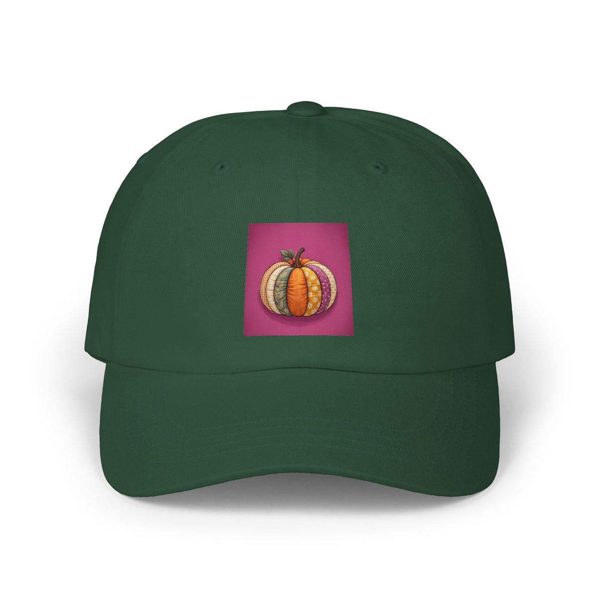Patchwork Pumpkin Dad Hat, Halloween Cap, Cute Fall Pumpkin Embroidered Style Hat, Autumn Baseball Cap, Halloween Gift for Her