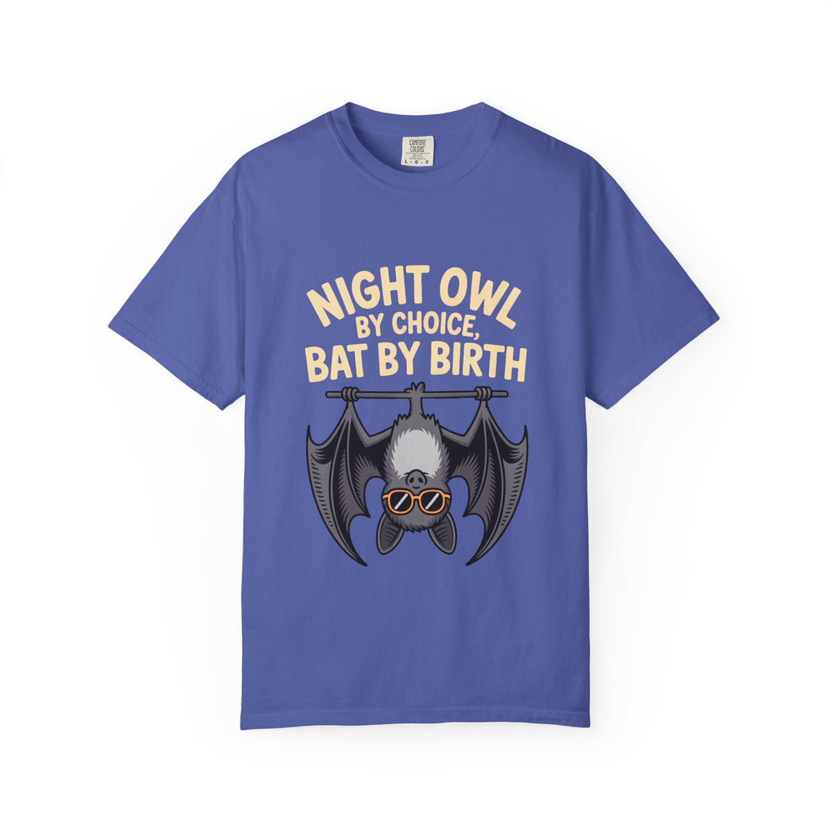 Night Owl By Choice Bat Shirt, Funny Bat T-Shirt, Cute Bat Wearing Sunglasses Tee, Halloween Gift for Night Owls