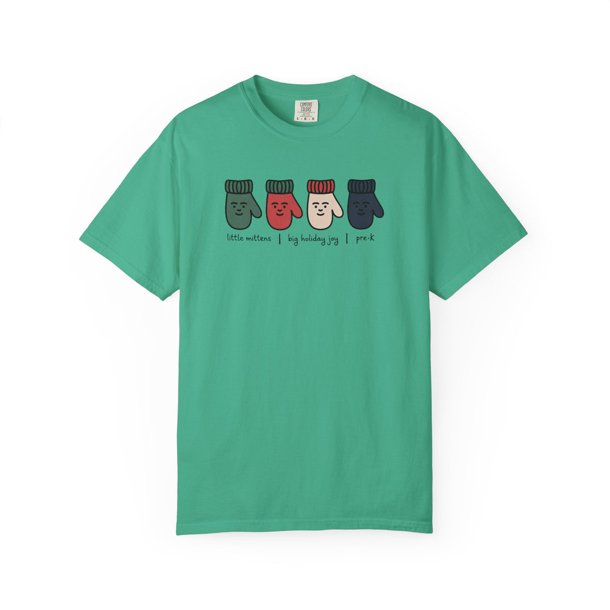 Pre-K Teacher Christmas Shirt, Little Mittens Big Holiday Joy, Preschool Staff Christmas Gift, Pre-K Christmas Crew Tee, Holiday Teacher Sh…