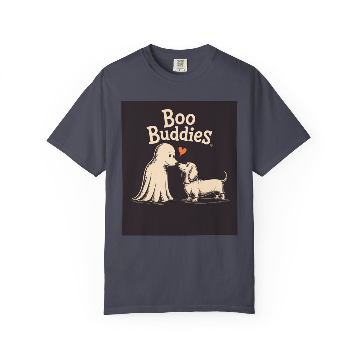 Boo Buddies Halloween Shirt, Ghost And Dachshund T-Shirt, Cute Dog Ghost Halloween Tee, Spooky Season Dog Lover Gift