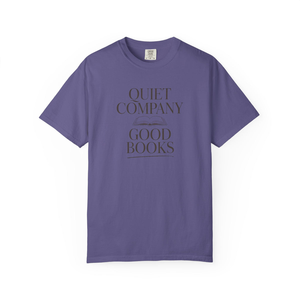 Introvert Reader Shirt, Quiet Company Good Books Tee, Bookish Gift For Introverts, Reading Hobby Shirt, Book Lover Gift, Minimalist Book Tee