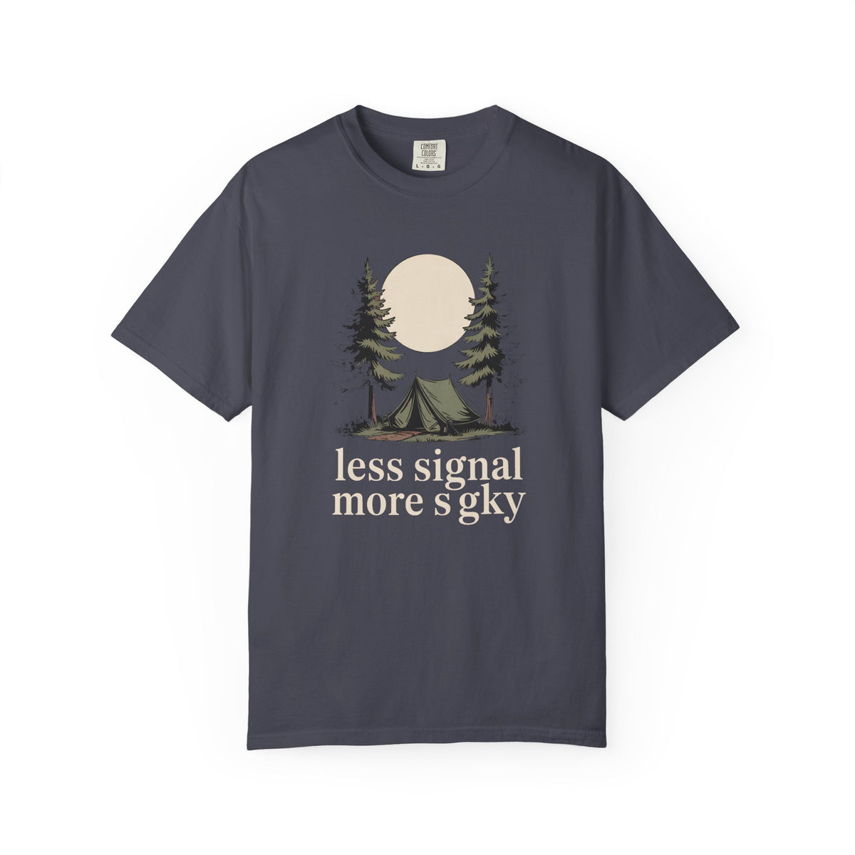 Camper Shirt, Less Signal More Sky Tee, Camping Gift, Hiking Hobby Shirt, Nature Lover Gift, Outdoor Adventure T-Shirt, Camper Gift For Him…