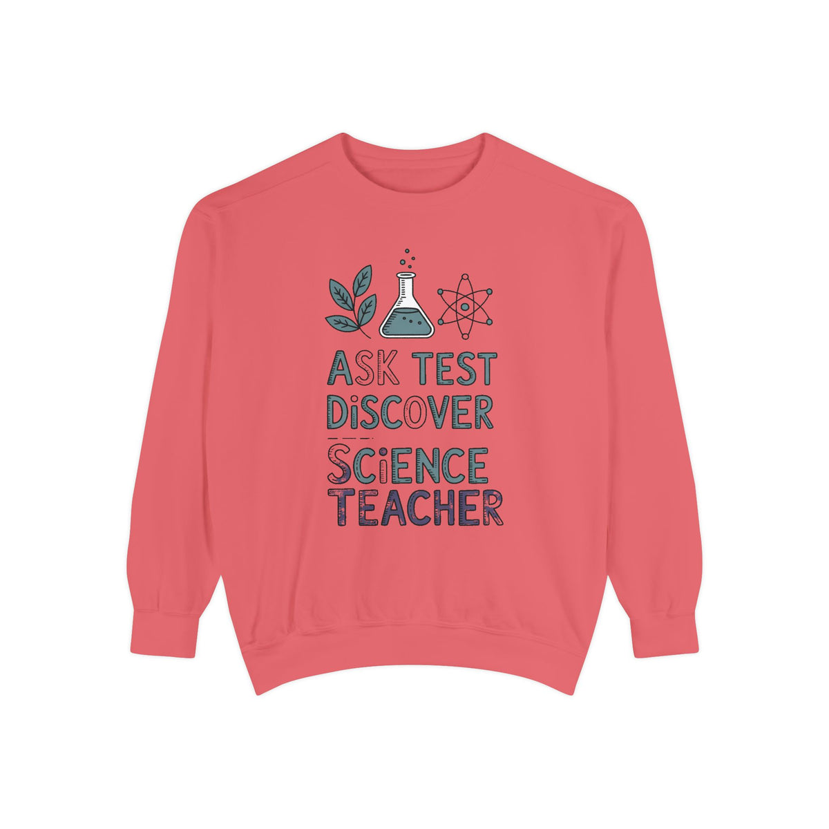 Science Teacher Sweatshirt, Ask Test Discover Crewneck, Science Teacher Retirement Gift, Professions Sweater, Science Teacher Appreciation…