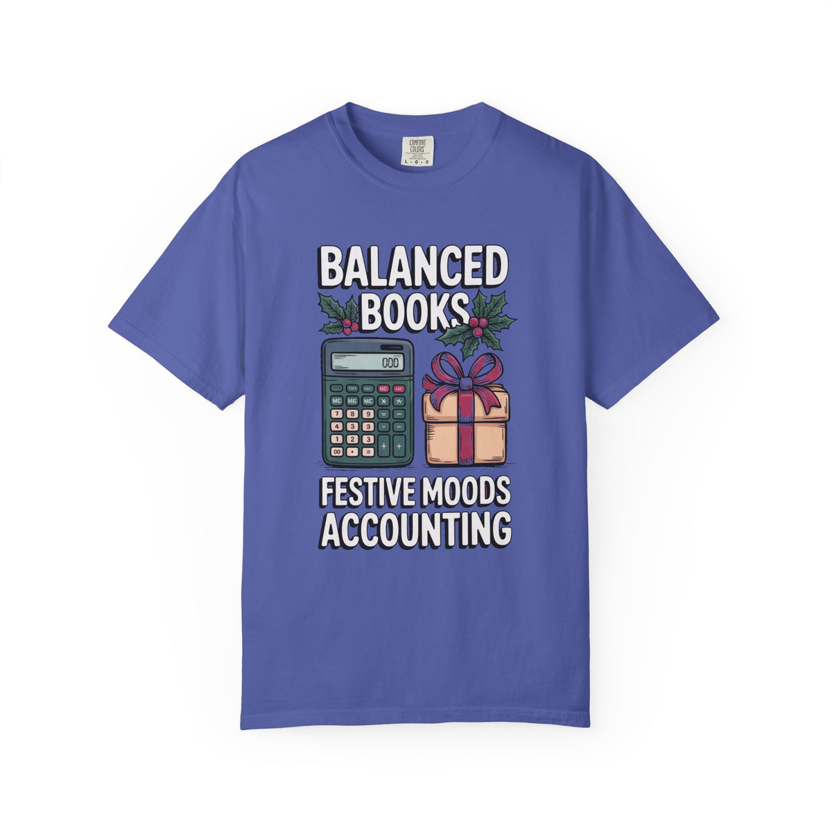 Accountant Christmas Shirt, Balanced Books Festive Moods Tee, Funny Gift For Accounting Team, Christmas Gift For Accountant, Bookkeeper Hol…