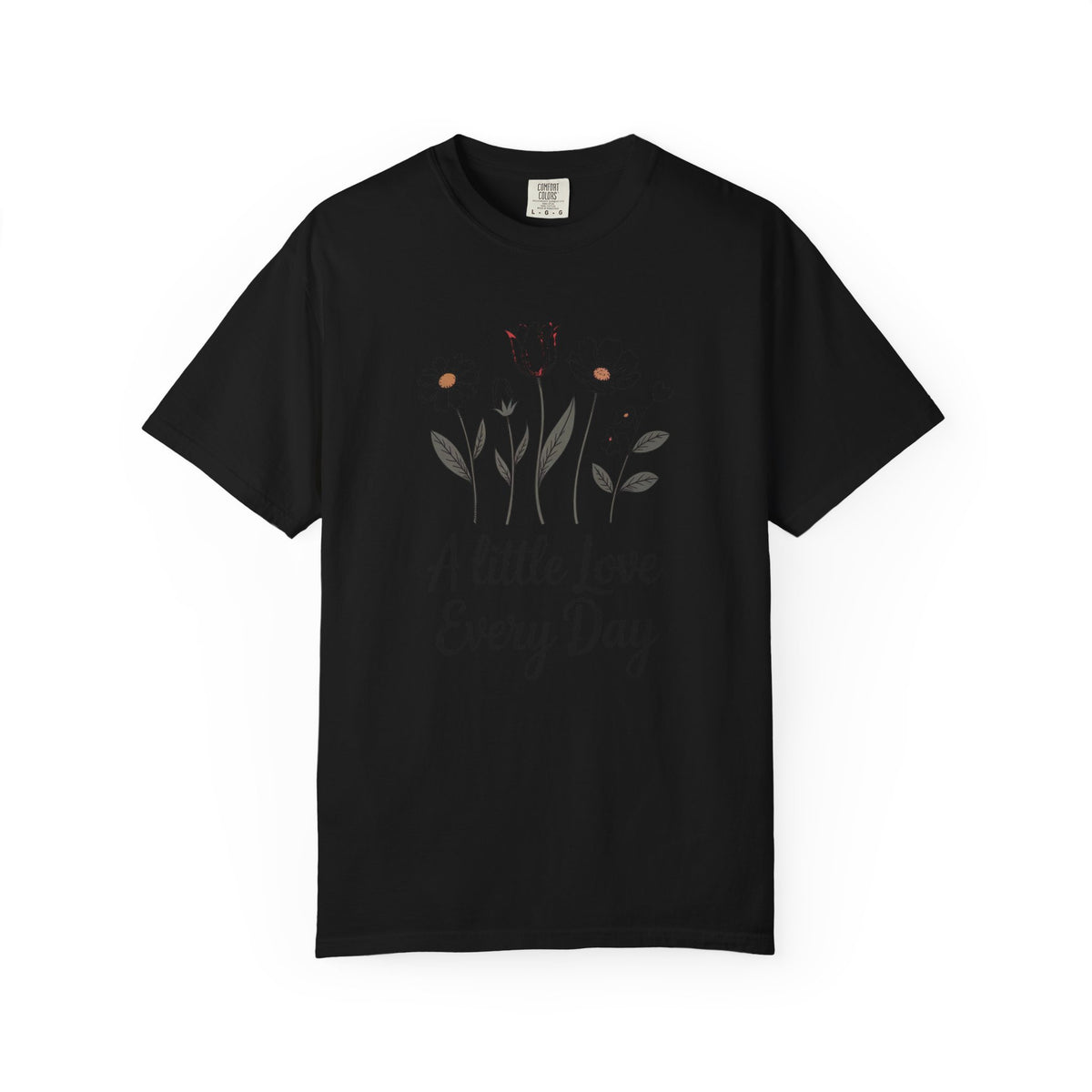 Valentine's Day Shirt for Mom, Sister or Best Friend, A Little Love Every Day Floral Tee, Cute Wildflower Valentine Gift, Botanical Love Sh…