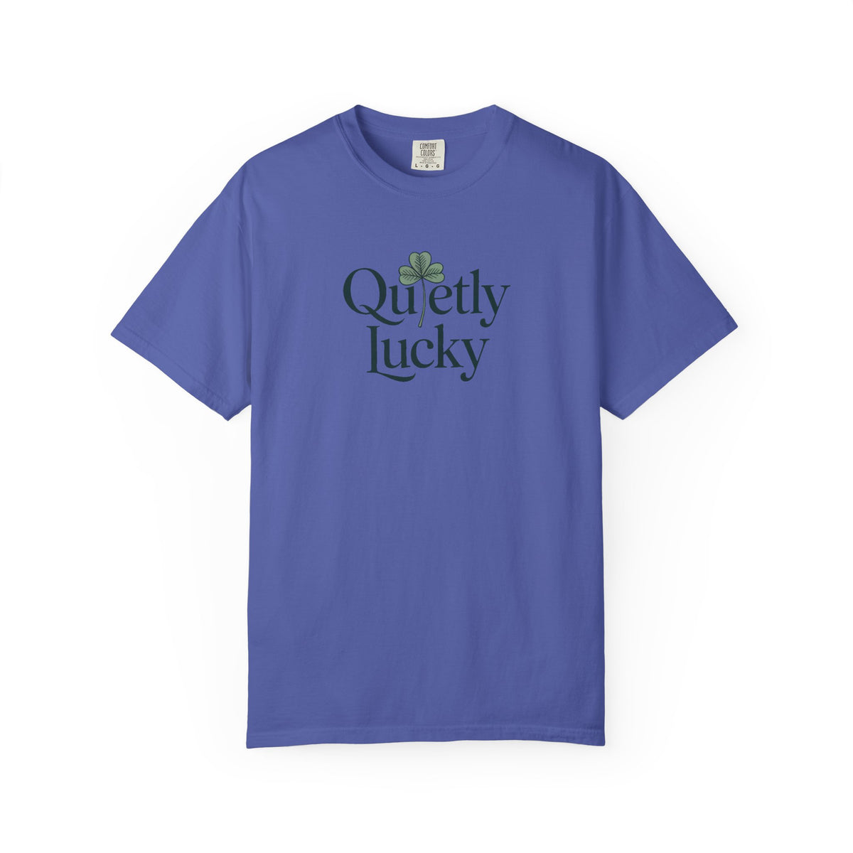 Introvert St Patrick's Day Shirt, Quietly Lucky Tee, Minimalist Shamrock Shirt For Introverts, Funny St Paddy's Gift, Lucky Charm Tee