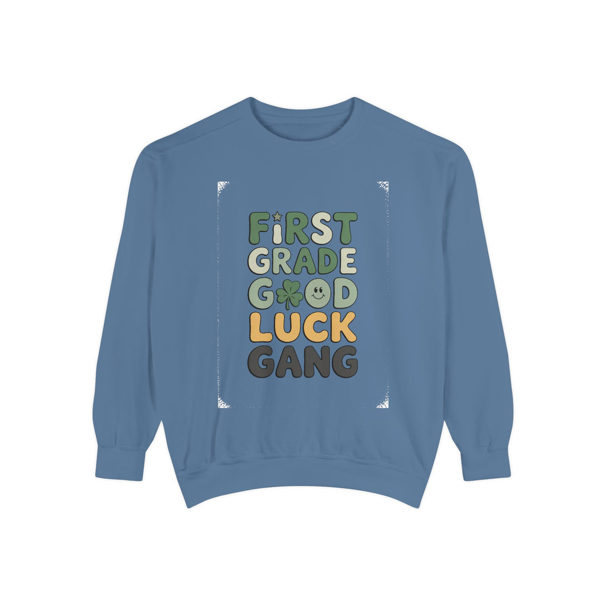 First Grade Teacher Sweatshirt, St Patrick's Day Good Luck Gang, First Grade Teacher Gift, Shamrock Teacher Crewneck, Lucky Teacher Tee