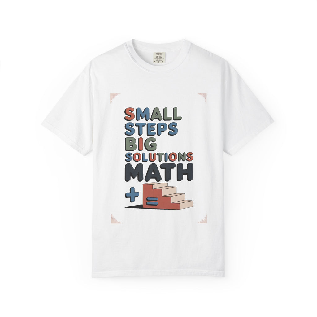 Math Teacher Shirt, Small Steps Big Solutions, Math Teacher Retirement Gift, Funny Math Teacher Tee, Teacher Appreciation Shirt, Gift For M…