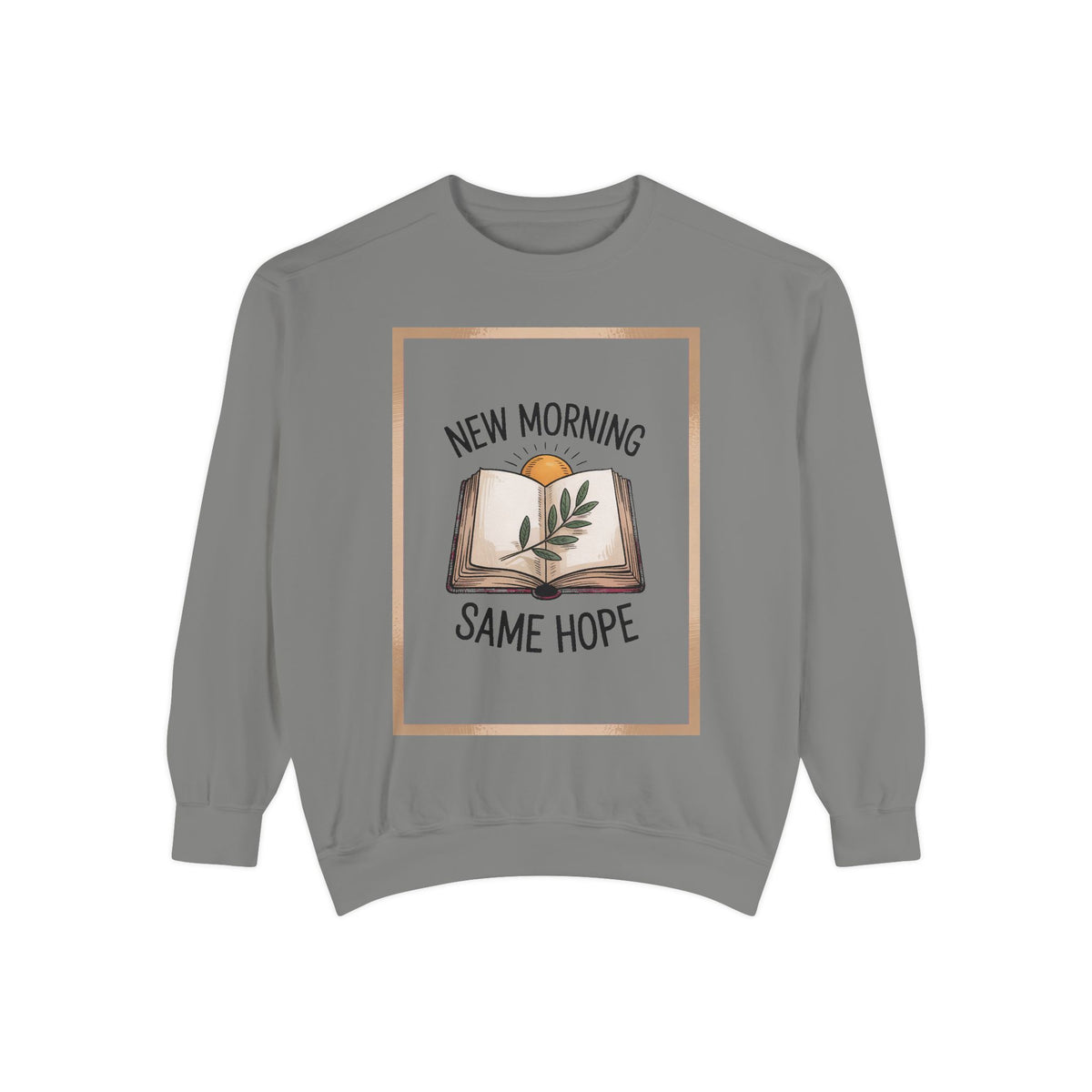 Christian Encouragement Sweatshirt, New Morning Same Hope Gift, Faith Based Crewneck, Inspirational Christian Gift, Religious Sweatshirt fo…