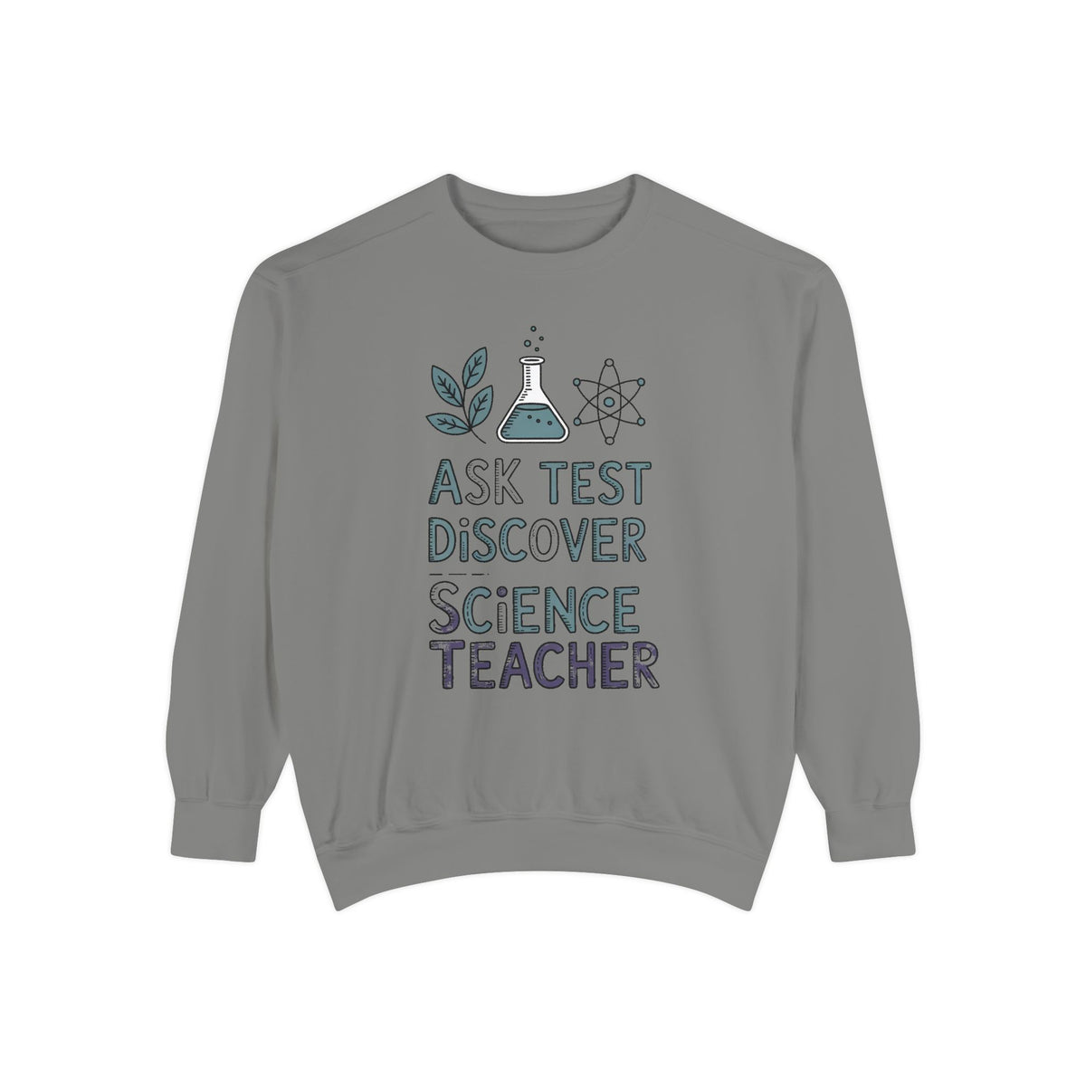 Science Teacher Sweatshirt, Ask Test Discover Crewneck, Science Teacher Retirement Gift, Professions Sweater, Science Teacher Appreciation…