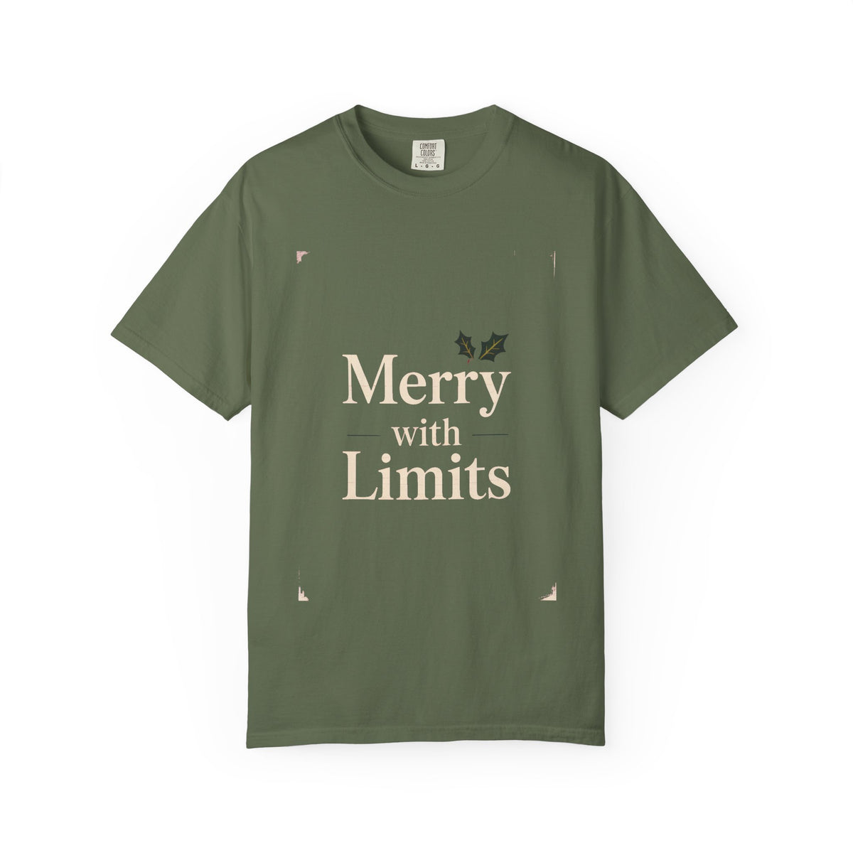 Merry With Limits Shirt, Funny Christmas Shirt For Busy Adults, Sarcastic Holiday Tee, Christmas Gift For Tired Adults, Funny Holiday Shirt…
