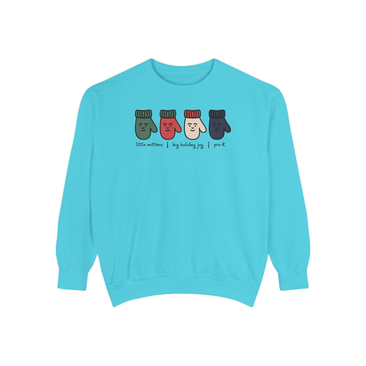 Pre-K Teacher Sweatshirt, Little Mittens Christmas Crewneck, Preschool Staff Christmas Gift, Holiday Gift For Pre-K Teacher, Christmas Teac…