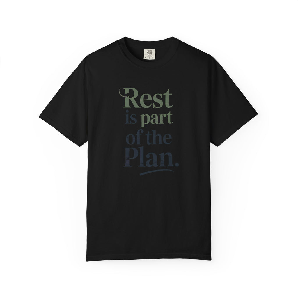 Mental Health Self Care Shirt, Rest Is Part Of The Plan Tee, Mental Health Awareness Gift, Therapy Support Shirt, Calm Self Care Tee