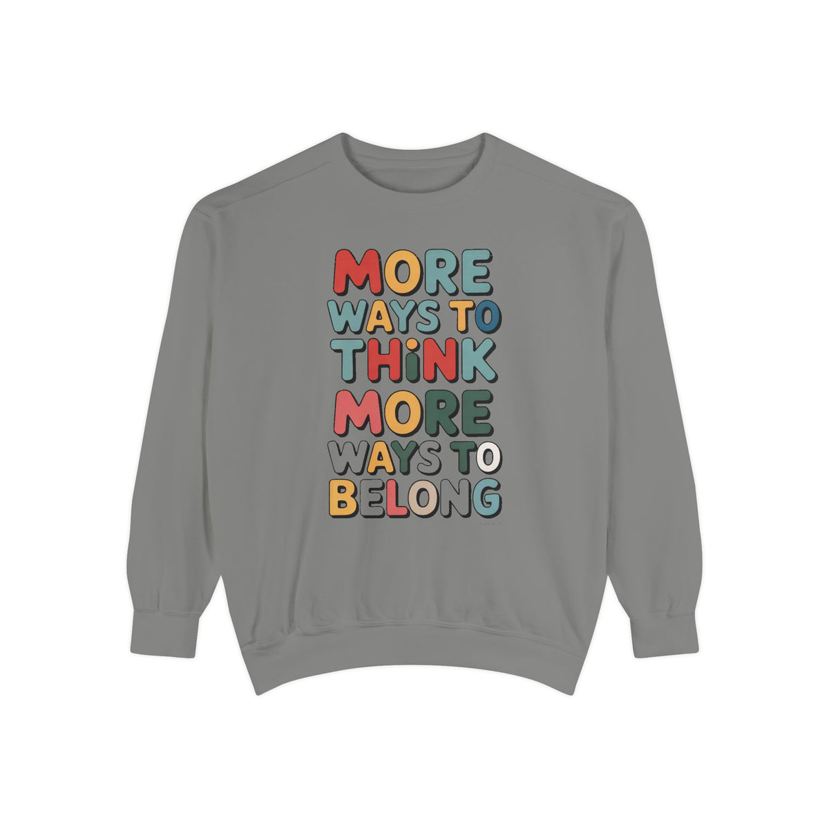 Autism Acceptance Sweatshirt, More Ways To Think Crewneck, Neurodiversity Awareness Gift, Autism Support Sweater, Infinity Loop Design, Inc…