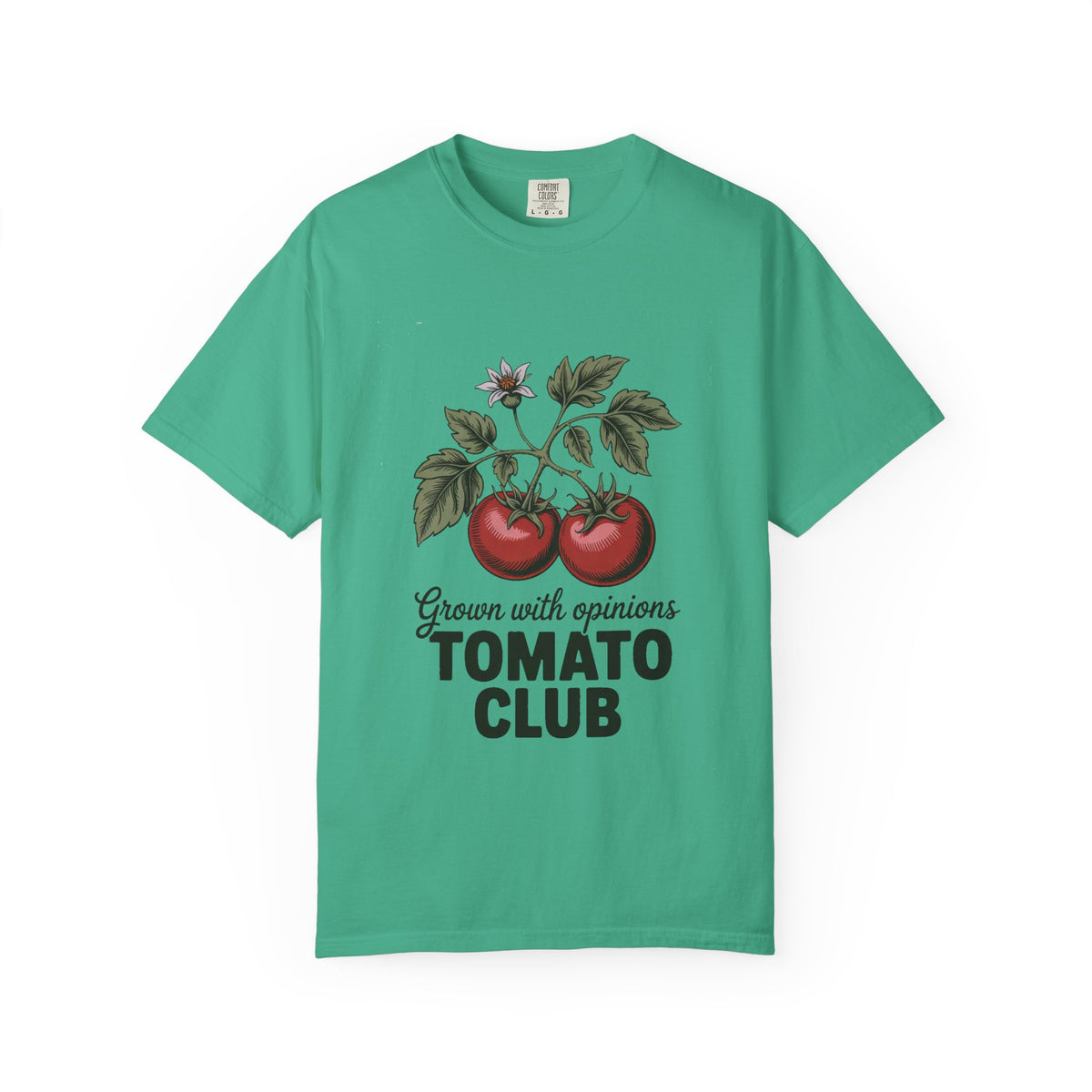 Gardener T-Shirt, Grown With Opinions Tomato Club, Funny Gardening Gift, Tomato Lover Tee, Vegetable Garden Shirt, Hobby Gift For Gardener