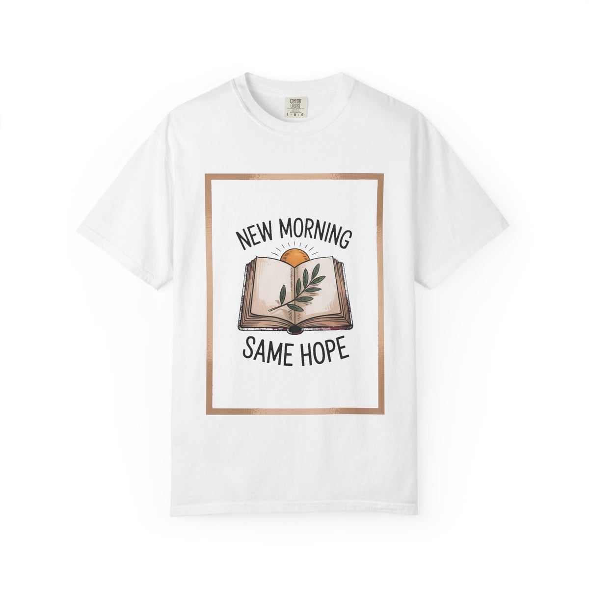 Christian Encouragement Shirt, New Morning Same Hope Tee, Faith Based Gift, Inspirational Christian T-Shirt, Hope Quote Shirt, Positive Fai…
