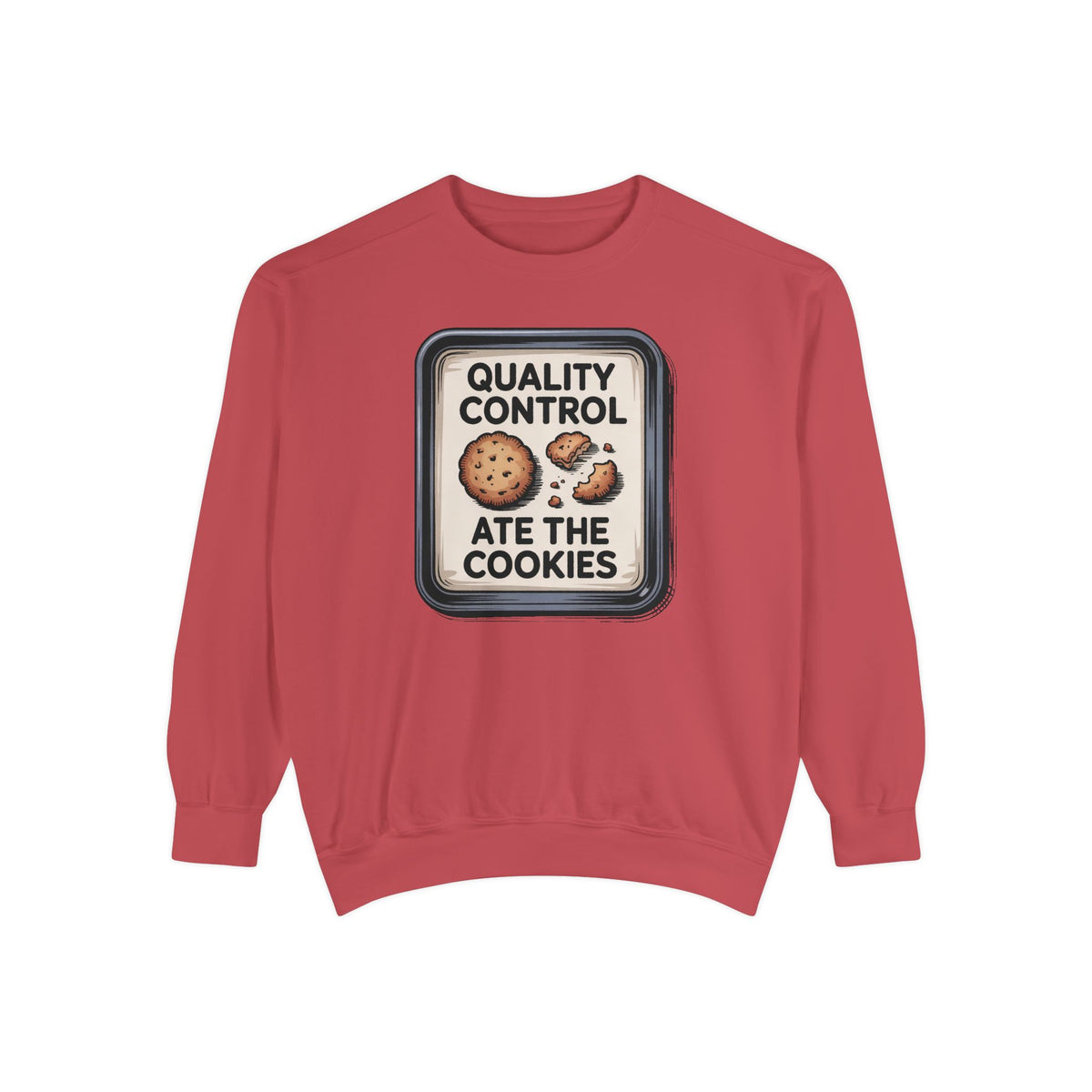 Baker Christmas Sweatshirt, Quality Control Ate The Cookies, Funny Christmas Gift For Baker, Holiday Cookie Crewneck, Funny Baking Tee
