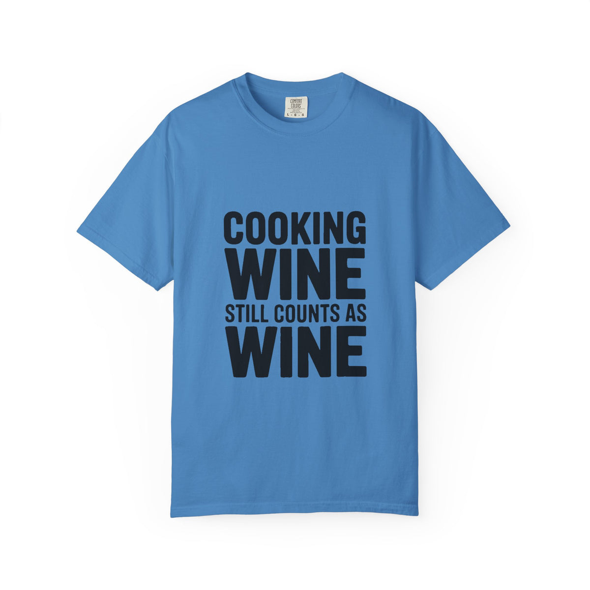 Cooking Wine Still Counts Shirt, Funny Wine Lover T-Shirt, Sarcastic Kitchen Quote Tee, Gift for Wine Drinkers